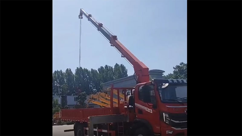 Camión pluma de 6.3T SST6.3S4; grúa montada sobre camión