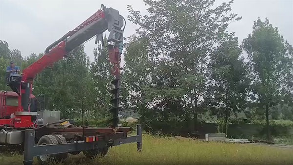 Camión pluma de 8T SST8S4; Grúa montada sobre camión