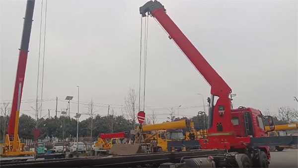 Camión pluma de 16T SST16S5; Grúa montada sobre camión